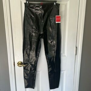 Spend Faux Patent Leather Leggings Large